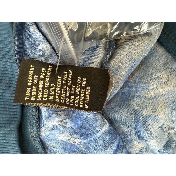 DG2 Diane Gilman Royal Blue Multi Clipped Jacquard Knit Cardigan Sweater NWT 1X - Picture 6 of 12